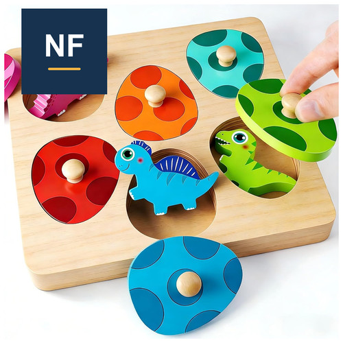 Montessori spielzeug dino - spielzeug, holz