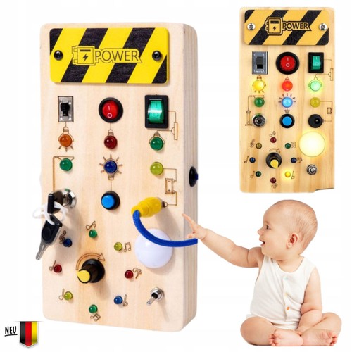 Led busy board - busy, montessori