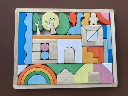 Montessori bausteine set - montessori,