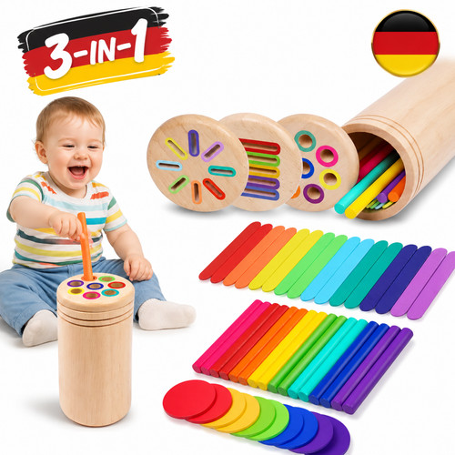 Montessori spielzeug 1 - spielzeug, 3-in-1