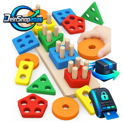Steckpuzzle holz montessori - steckpuzzle,