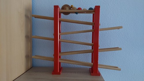 Retro holzkugelbahn kugelbahn - holzkugelbahn,