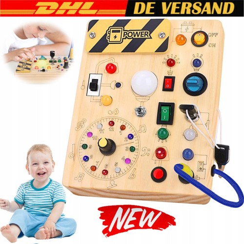 Led busy board - busy, montessori