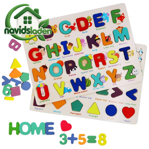 Holz alphabetpuzzle abc - alphabetpuzzle, 2