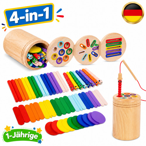 Montessori spielzeug 1 - spielzeug, 4-in-1