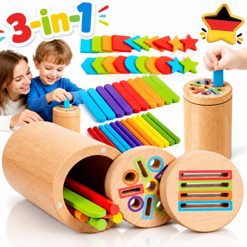 1 sortierspiel - 3-in-1,
