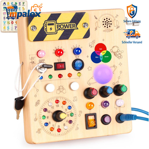 Montessori led activity - led, board