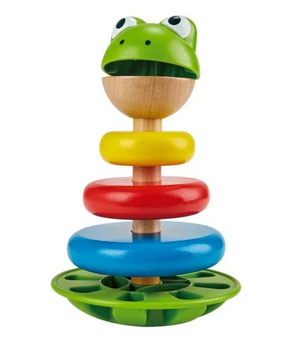 Hape stapelfrosch e0457 - stapelfrosch,