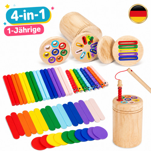 Montessori spielzeug 1 - montessori, spielzeug,4-in-1